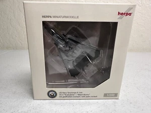 HERPA 1:200 - US NAVY GRUMMAN F-14A X-4 EVALUATORS BLACK BUNNY # 550314 - Picture 1 of 7