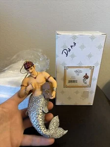 December Diamonds Atlantis Pirate Merman Ornament 2004 With Box Retired - Picture 1 of 12
