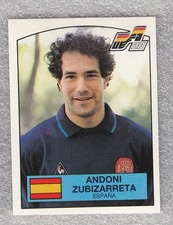 Sticker football ANDONI ZUBIZARRETA Spain UEFA EURO Germany 1988 Panini #133