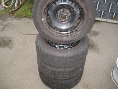 Satz Winterreifen 185/60R14 82T M+S für Skoda 6Jx14H2ET37 - Bild 1 von 2