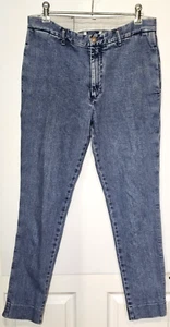 Bassike Jeans Blue Slim Relaxed W27/9 Tapered In-seam Side Pockets Made in Japan - Picture 1 of 12