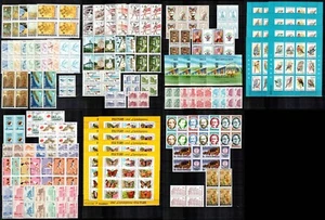 Romania 1991 year set, COMPLETE YEAR in BLOCKS of 4!, 300 stamps + 20 S/S, MNH! - Picture 1 of 8