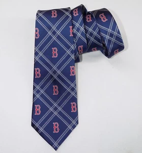 MLB BOSTON RED SOX – Classic Logo Navy Blue Polyester Necktie - Excellent - Picture 1 of 3