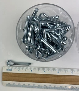 Lot of 45 3/16” X 2” Steel Cotter Keys Fits 1/4” Hole Minimum - Picture 1 of 6