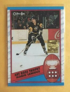 M.LEMIEUX (PITTSBURG) 01-02 TOPPS LEMIEUX REPRINTS INSERT #1  89-90 OPC 319