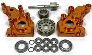 CNC Alu Steallth Case &Gears For Team Associated RC10 Worlds Car -Top Shaft 6571 - Picture 1 of 5