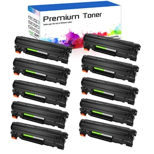 10PK CB435A 35A Toner Fit for HP LaserJet Pro P1005 P1006 P1007 P1009 - Picture 1 of 24