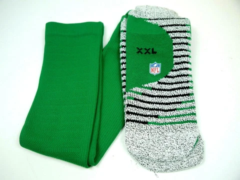 NIKE NEW YORK JETS NFL FOOTBALL TEAM ISSUED GAME GRIP SOCKS XXL (NEW) Cover