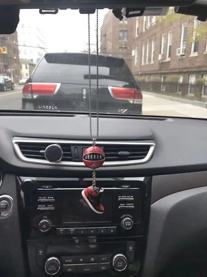 Michael Jordan Bulls Basketball Auto Car Rearview Mirror Pendant Creative Gift - Image 1 of 4