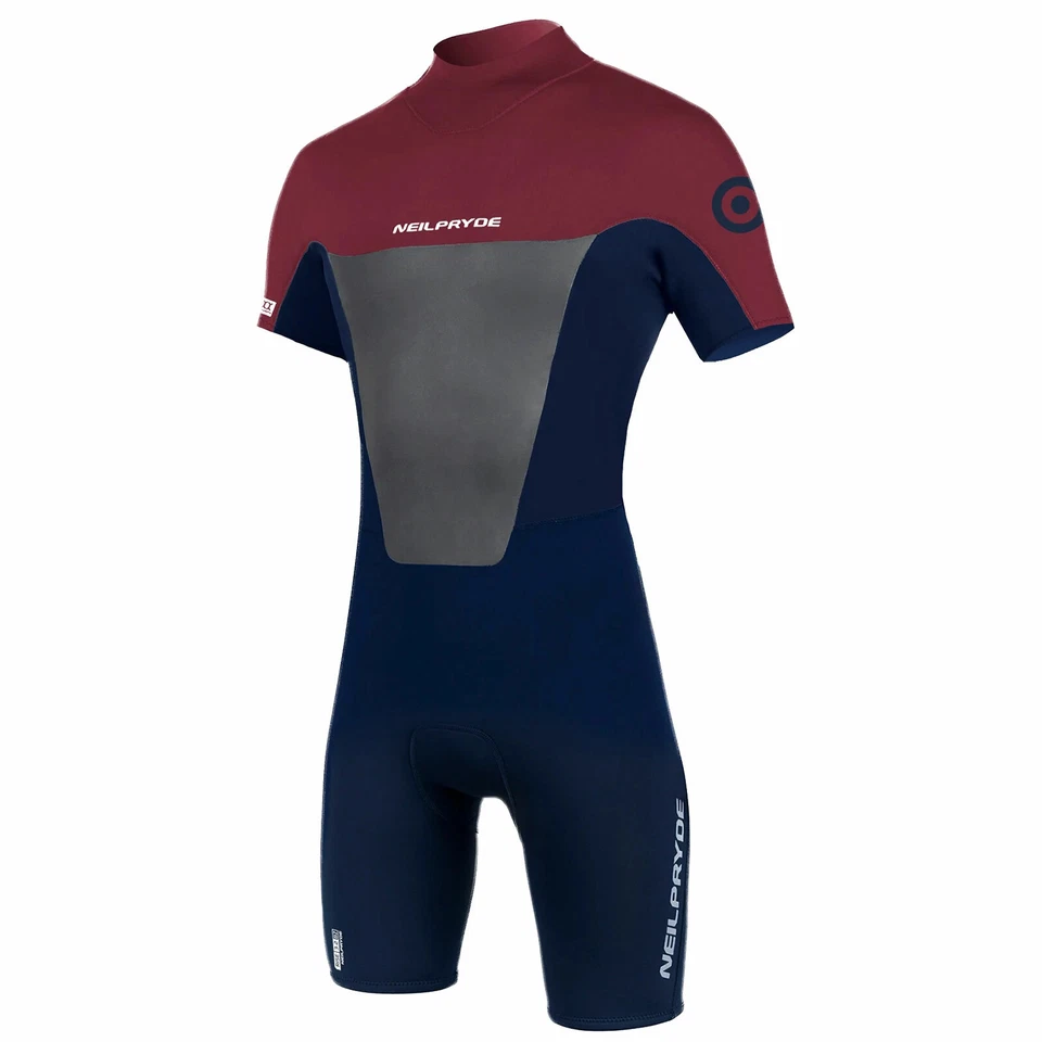Neilpryde Rise Shorty 2/2 BZ Herren-Neoprener Neoprenanzug Neo Weinrot
