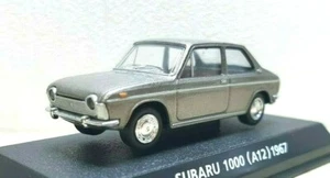 1/64 Konami 1967 SUBARU 1000 A12 SILVER diecast car model - Picture 1 of 3