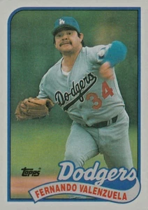 Fernando Valenzuela 1989 Topps #150 Los Angeles Dodgers MLB Free Shipping - Picture 1 of 2