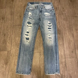 American Eagle Herren Jeans Größe 28x32 Slim Starlight Distressed Blau Jeans Denim - Bild 1 von 8