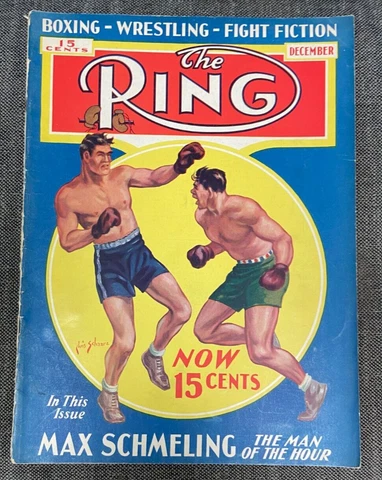1932 December NO 11 Ring Boxing  Magazine MAX SCHMELING 15 cents GREAT COND 7423 Cover