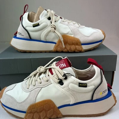 Palladium Mens Troop Runner Sneakers Star White Lace-Up Low Top Shoes Sz 10M - image 1 of 4