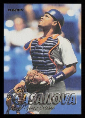Raul Casanova 1997 Fleer #95 Detroit Tigers Baseball Card - Image 1 of 2