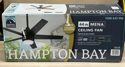 READ!  Mena 44 in. Ceiling Fan REPLACMENT PARTS Blades, Light 1008633056 - Image 1 of 4