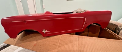 Nuevo de Lote Antiguo en Caja Ford Mustang 1964-65 AMF MIDGET CONCESIONARIO Coche a Pedales 1ª PRODUCCIÓN Foto 1 de 4