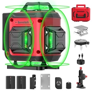 Laser Level Pro Kit, 4X360° Self-leveling Tool for Construction, Tiling Floor... - Picture 1 of 7