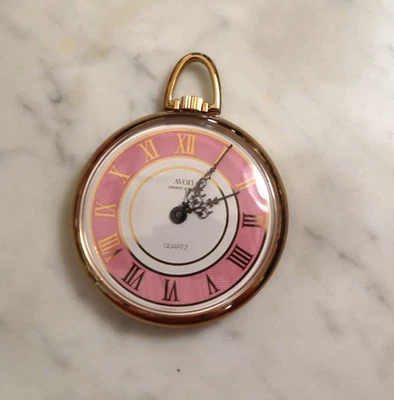 Reloj Avon Centennial Arco En Caja Original 1986 Esmalte Cuarzo o usar como Collar Foto 1 de 4