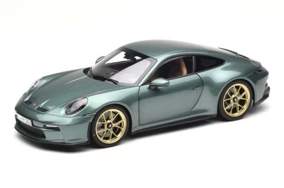 1:18 NOREV 2021 PORSCHE 911 992 GT3 Touring Malachite Green opening doors &hood - Image 1 of 4