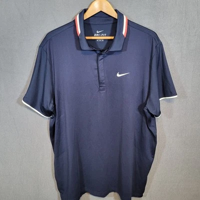 Nike Dri FIT  Roger Federer 2012 US Open Tennis Polo Shirt Size 2XL  - Image 1 of 4