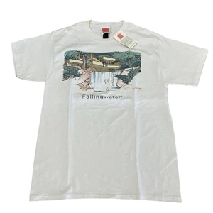 Camiseta Frank Lloyd Wright Falling Water Nueva con Etiquetas 2018 Arquitectura - Imagen 1 de 2