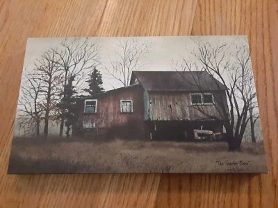 Cuadro colgante de pared de granja Billy Jacobs EL GRANERO TRACTOR 10"x6"  Foto 1 de 4