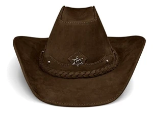 Western Hat Handcrafted in Genuine Leather Cowboy Rancher Unique Style - Bild 1 von 64