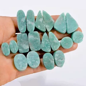 9 Pairs 339 Cts Natural Amazonite Druzy Pair Gemstone Lot 30x11 13x9 mm #14470 - Picture 1 of 5