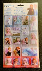 PEGATINAS HINCHADAS 3D - Disney Frozen 2 - Paquete de 17 Princesa Elsa - Totalmente Nuevas - Imagen 1 de 6