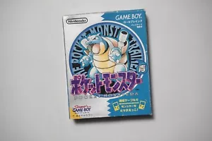 Game Boy Pocket Monsters Pokemon Blue Boxed Japan GameBoy GB game US Seller - Picture 1 of 5