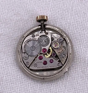 Universal Genève 08 Hand Manual 0 3/4in Doesn'T Works For Parts Watch Swiss - Picture 1 of 2