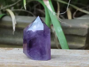 A Grade 37 Grams Polished Amethyst Crystal Generator Dark Purple 44mm Tall - Imagen 1 de 8