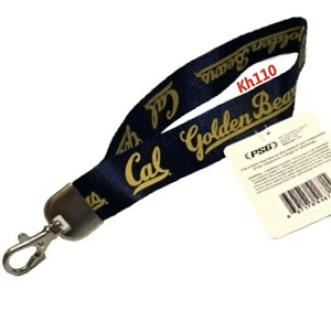 NCAA California Golden Bears Wristlet Lanyard Keychain Officially Licensed  - Picture 1 of 4