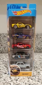 2019 Hot Wheels 5 Pack Cars Meet Set NEW Factory Sealed Unopened Car Meet  - Picture 1 of 3