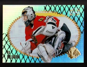 1996-97 Pinnacle Summit PREMIUM STOCK #97 Ed Belfour CHICAGO BLACKHAWKS