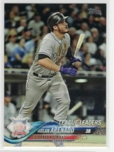 Nolan Arenado 2018 Topps Series 1 League Leaders #192 Colorado Rockies - Picture 1 of 1