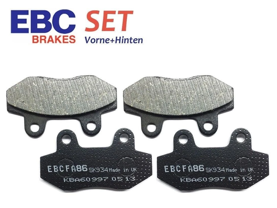 EBC Bremsbeläge SET Vorne + Hinten für Italjet Grifon #59 (650cc) 06 - Bild 1 von 1