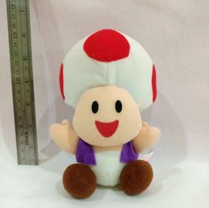 SUPER MARIO All Star Collection TOAD 6" Plush Doll Japan Prize Banpresto 1993 - Picture 1 of 5