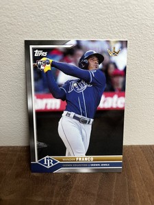 2022 Topps x Bobby Witt Jr. Crown Collection Wander Franco Rookie RC #1 TB Rays