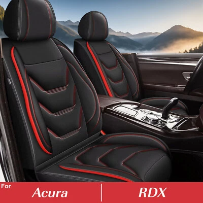 Car Luxury Leather 5-Sit Full Set For Acura RDX 2013-2024 Front&Rear Seat Covers Foto 1 de 4