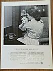 1955 Bell Telephone Ad Wasn't Alone any More Mrs Cummings Jr & Son David