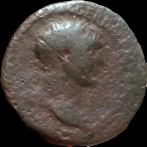 Trajan  98-117 AD ~ As- Roman Imperial .  - Picture 1 of 2