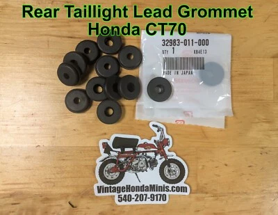 Ojal - 1x Ojal de cable de luz trasera - Honda CT70 Mini Trail Foto 1 de 4