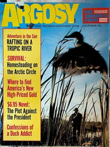 Argosy Magazine November 1972 Piasa Bird Duck Hunting Death Valley - Picture 1 of 2