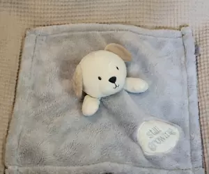Babyausrüstung hellbraun Welpe Hund noch wachsend grau lovey weiche Sicherheitsdecke - Bild 1 von 6