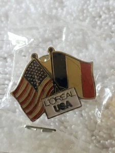 Loreal USA Frankreich Flagge Anstecknadel - Bild 1 von 3