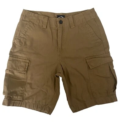 Billabong Men’s Cargo Shorts Outdoors Hiking Surf Skate Khaki Brown Size 30 EUC - Image 1 of 4