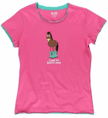 Lazy One - Junior Fitted PJ Set - "I Need My Booty Sleep" - Large - Image 1 of 4